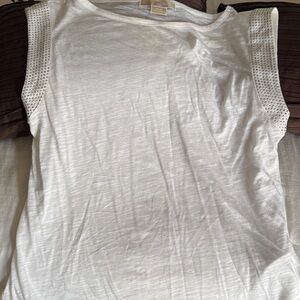 MICHAEL Michael Kors White Short Sleeve Tee
